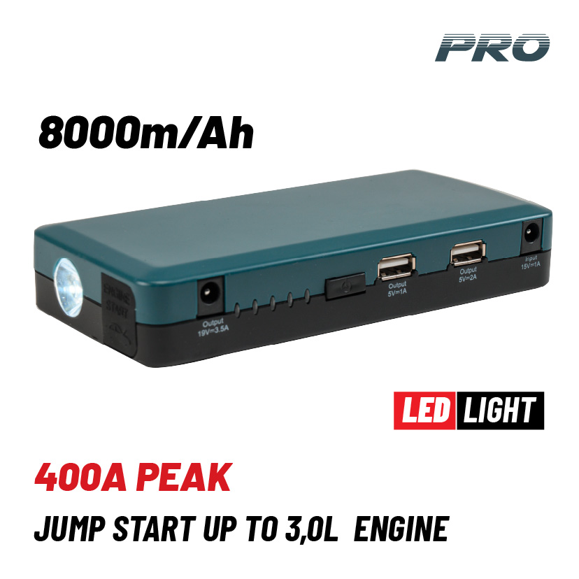 BORMANN Pro BBC8010 Εκκινητής & PowerBank 8000Mah/400Α 1 BBC8010
