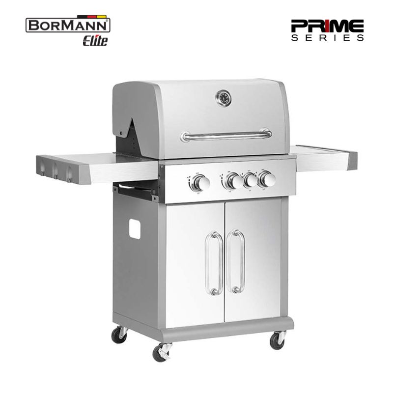 BORMANN Elite BBQ5040 Ψησταριά Υγραερίου Prime 3+1 Εστιών Luxury Type 1 BBQ5040