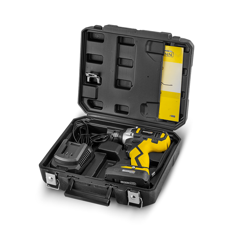 BORMANN BCD2620 Μπουλονόκλειδο 20V,Li-Ion,350Nm,1X2Ah,Βαλίτσα 2 050940