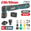 BORMANN Pro BCP3850 Αλοιφαδόρος Mini Έκκεντρος/Περιστροφικός Μπαταρίας 12V,2000-5000rpm 10 BCP3850