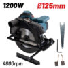 BORMANN BCS1410 Δισκοπρίονο 1200W,Φ185,4800rpm,Laser,Δίσκος 24Τ 11 BCS1410