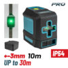 BORMANN Pro BDM6800 Αλφάδι Laser Σταυρού Green Line 30m 11 BDM6800