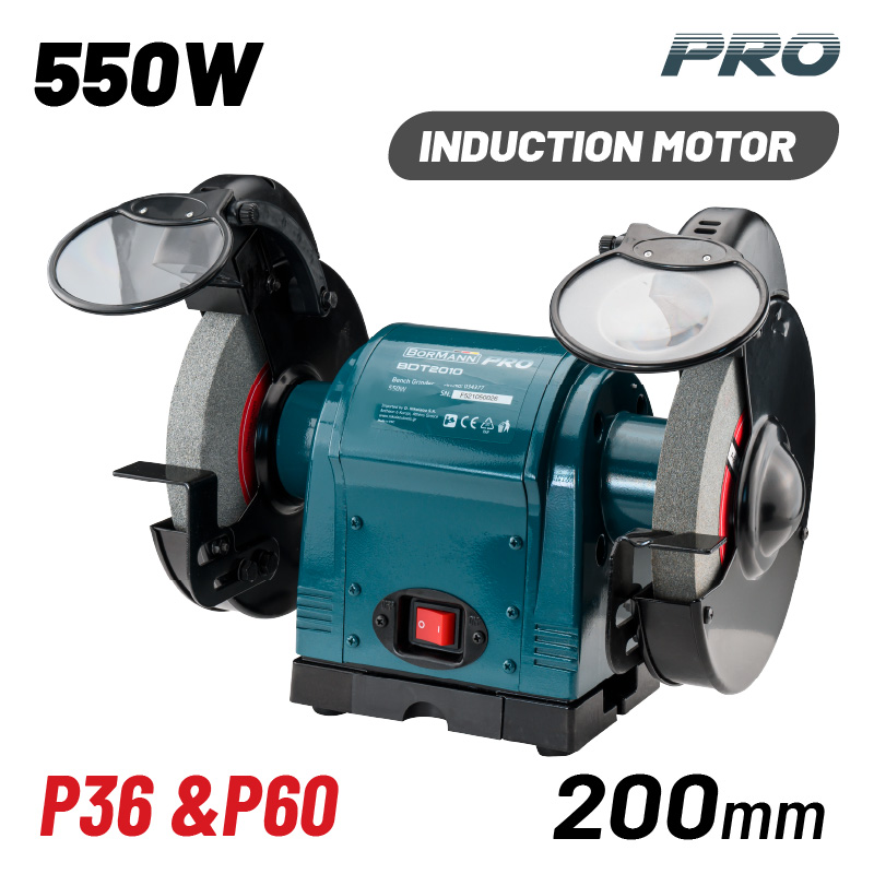 BORMANN Pro BDT2010 Δίδυμος Τροχός 200mm 550W 1 BDT2010