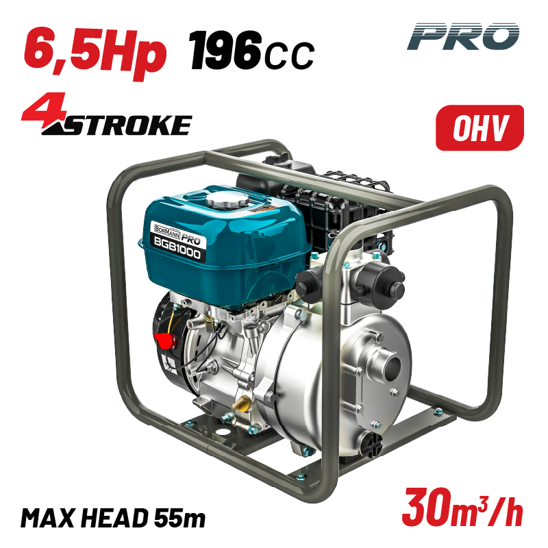 BORMANN Pro BGB1000 Αντλία Βενζ/τη Πυρόσβεσης 2"Χ1.5"X1.5'' 1 BGB1000