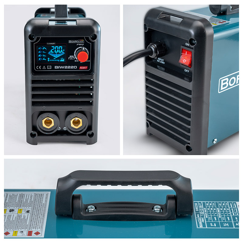 BORMANN Pro BIW2220 Ηλεκτροκόλληση Inverter, Synergic,Απόδοση 200Α/60%,Μεγ.Ηλεκτρόδιο 4mm 2 061977