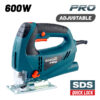 BORMANN Pro BJS6000 Σέγα Ρυθμιζόμενη Με Ταλάντωση 600W 10 BJS6000