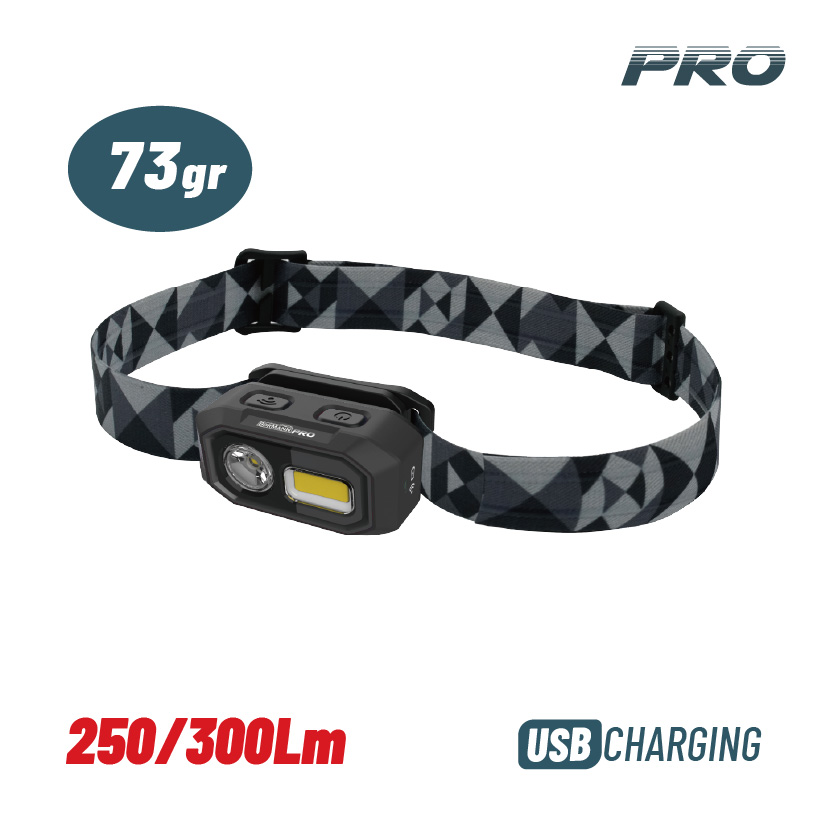 BORMANN Pro BPR6030 Φακός Κεφάλης, Επαναφορτιζόμενος 1 BPR6030