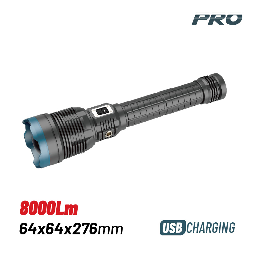 BORMANN Pro BPR6040 Φακός Επαναφορτιζόμενος, 8000Lm 1 BPR6040