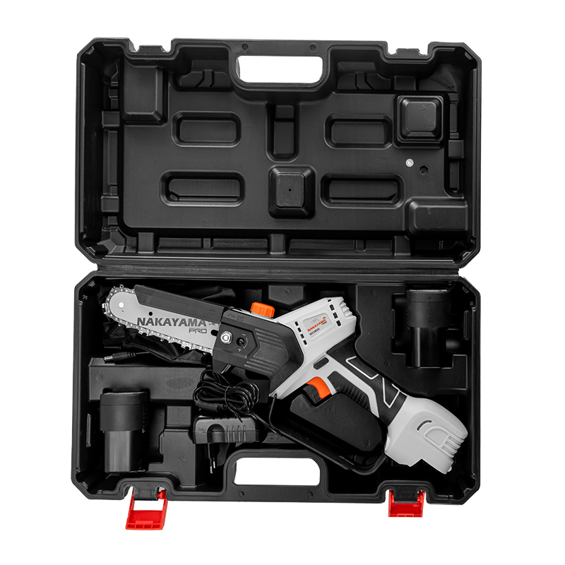 NAKAYAMA Pro EC1510 Κλαδ Αλυσοπρίονο 16.8V, Brushless, Li-Ion,Λάμα 15cm,1/4"1.1mm 36οδ,2x2Ah,990gr 4 077411