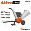 NAKAYAMA Pro GS9600 Θρυμματιστής Κλαδιών 15Hp, 120mm 3 GS9600